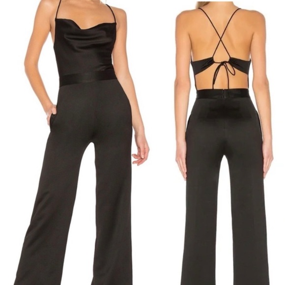 REVOLVE Pants - Revolve NBD Prosecco jumpsuit black